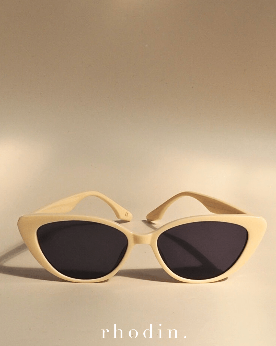 RC Cream Cat Eye Sunglasses