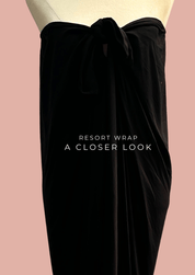 RC Resort Wrap - Tuxedo - Perfect for your next holiday