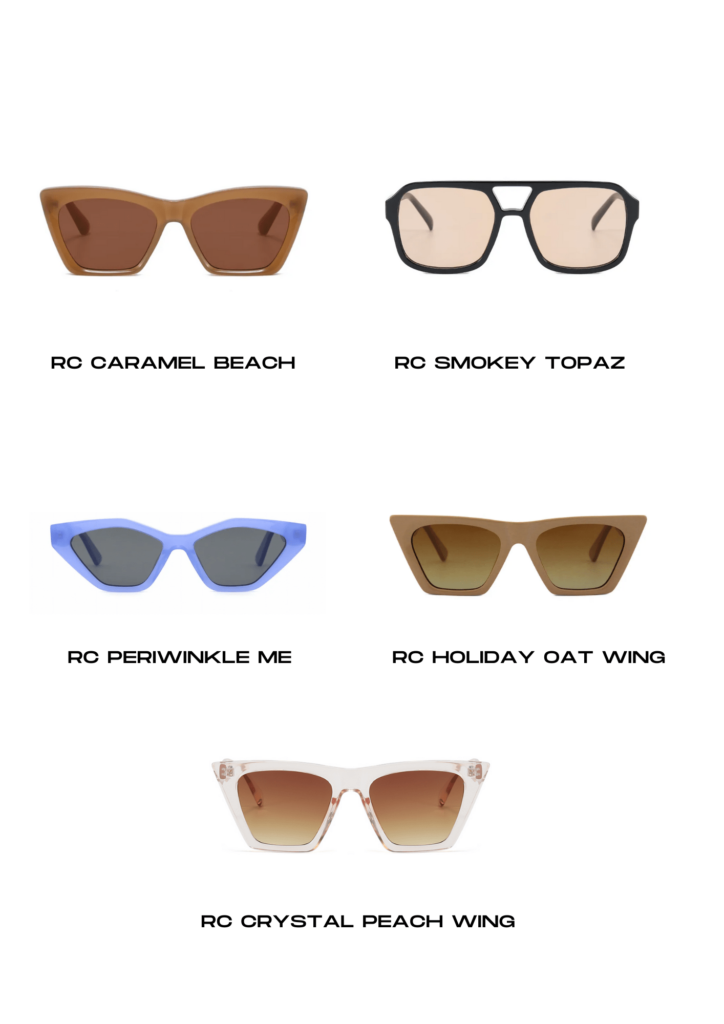 RC Caramel Beach Sunglasses