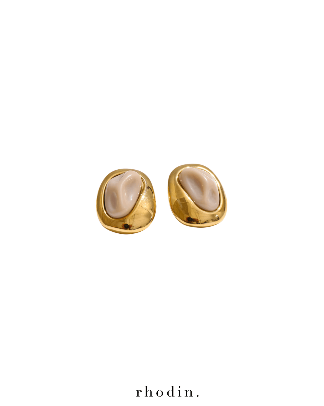 rhodin Earrings RC Rockpool Taupe Earrings
