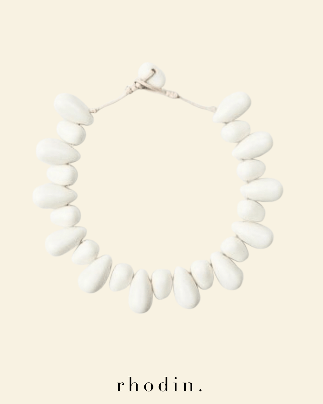 RC White Sand Pebble Necklace -  Available from Oct 6th