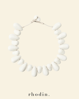 RC White Sand Pebble Necklace