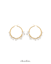rhodin Earrings RC Crystal Hoop Earrings in Clear
