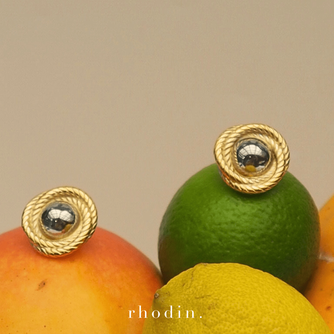 RC Two Tone Earrings - New Design