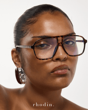RC Blue - Tortoiseshell Frame - Blue Light Lens