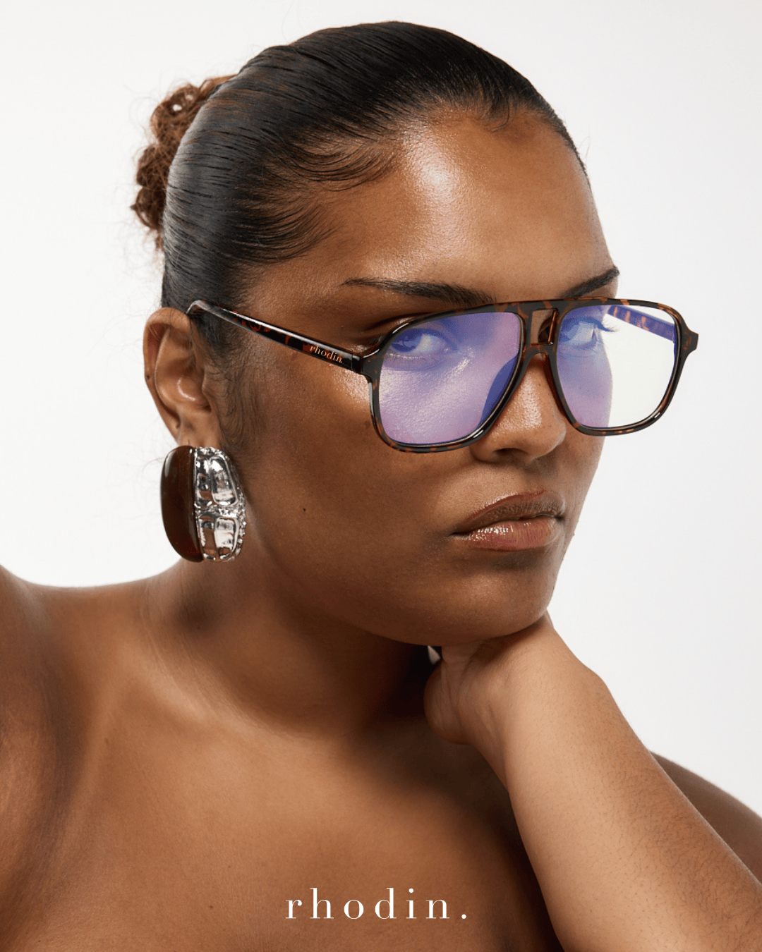 RC Blue - Tortoiseshell Frame - Blue Light Lens