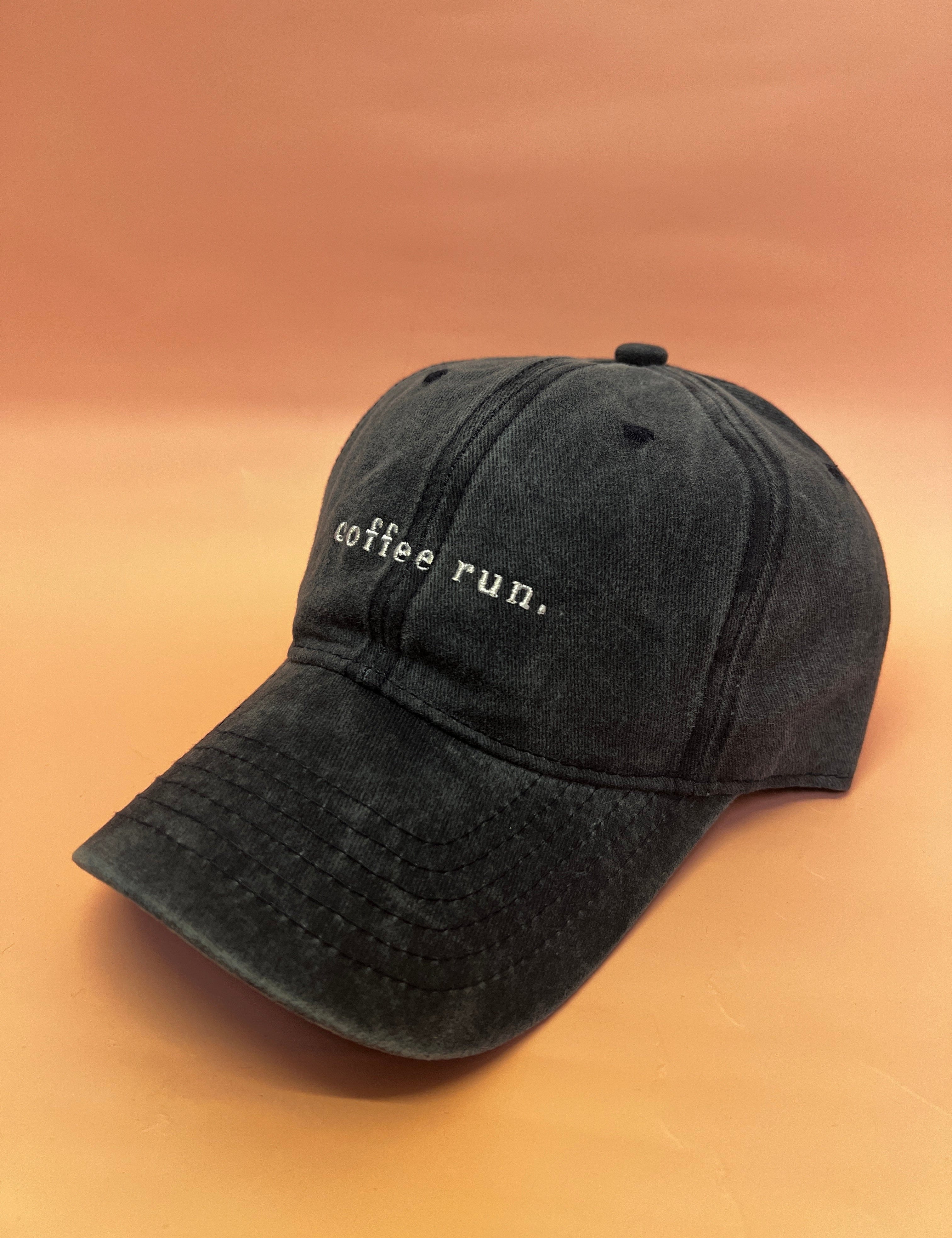 RC Baseball Cap - Blue Washed  - Coffee Run Logo…Restocked
