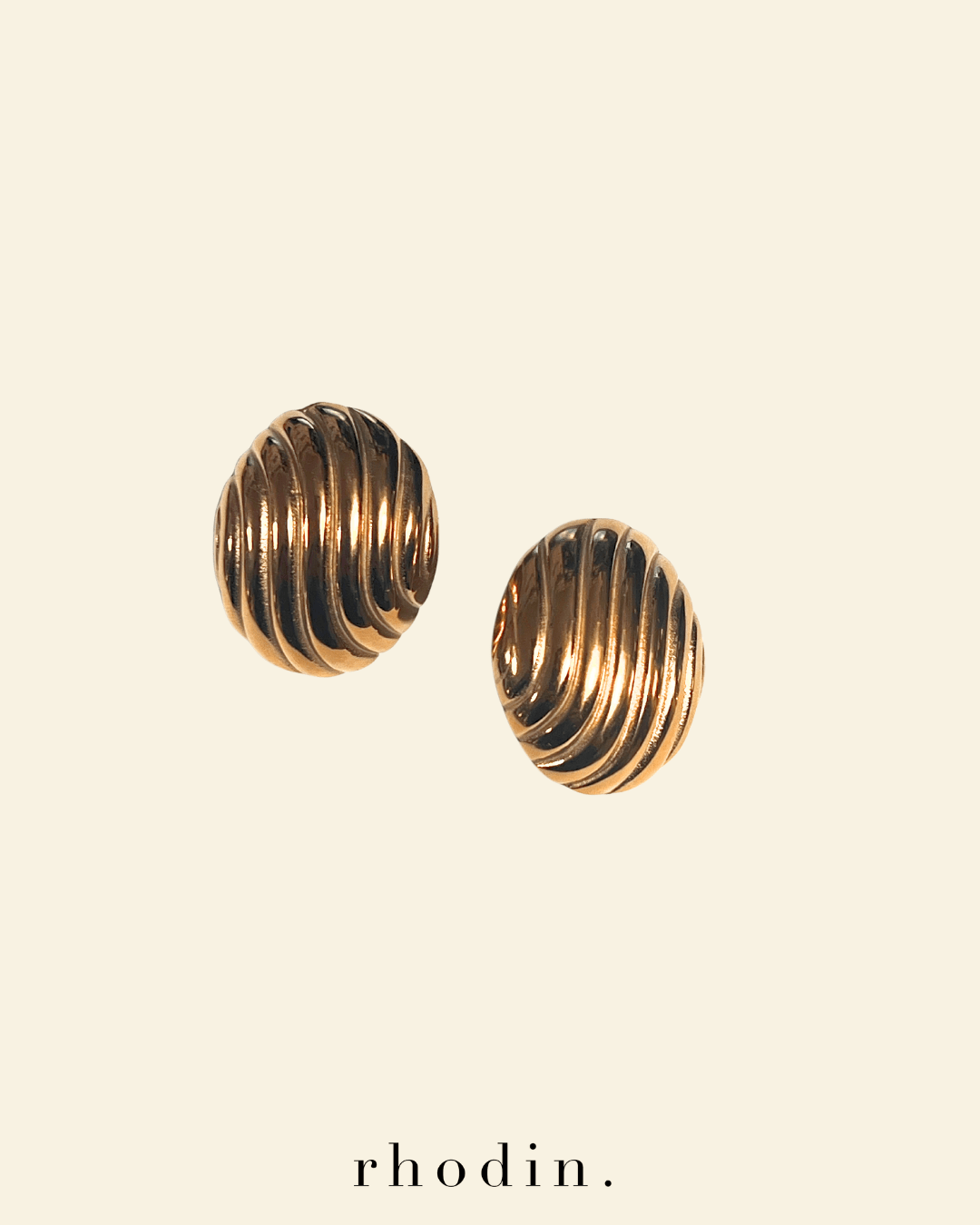 RC Gold Anne Earrings  - Clip On - Arriving Oct 6
