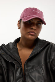 RC Baseball Cap -  Burgundy - Coffee Run Logo  - Pre order. Arriving May