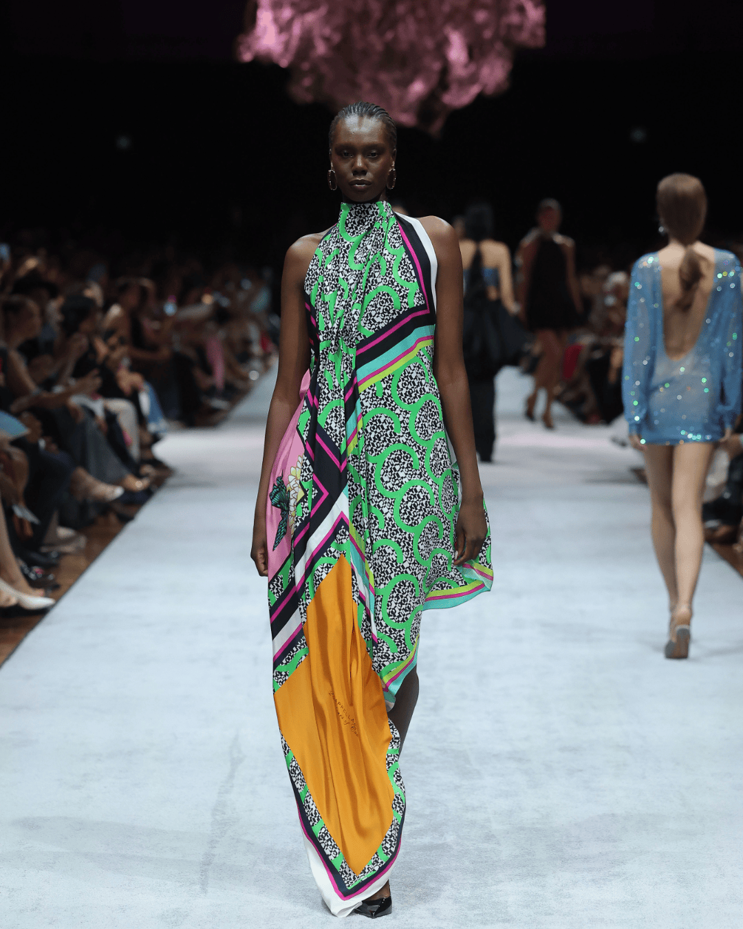 RC Scarab Silver earrings