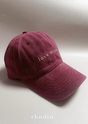 RC Baseball Cap - Burgundy - Love Wins Logo…Stock has arrived