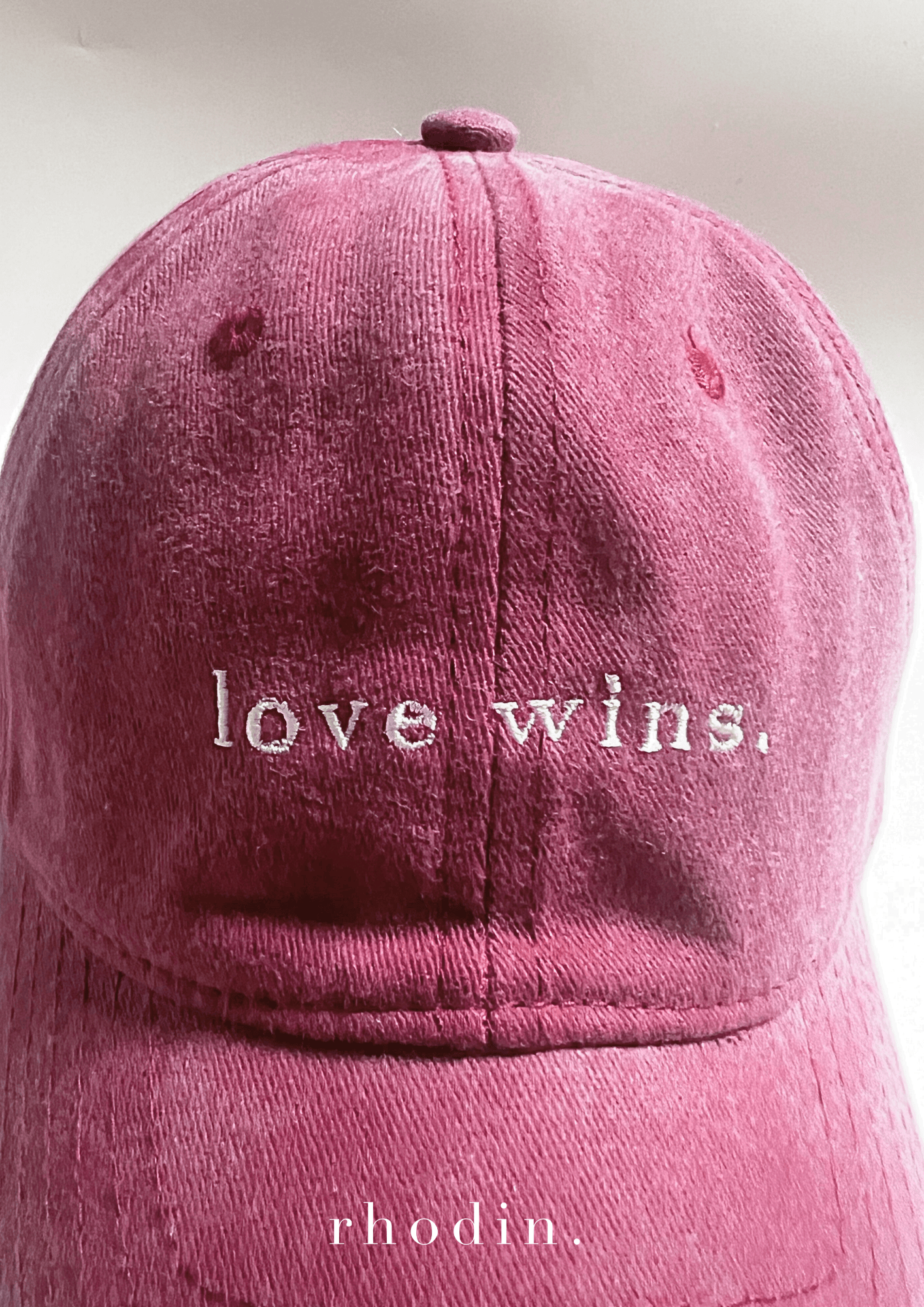 RC Baseball Cap - Burgundy - Love Wins Logo…Stock has arrived