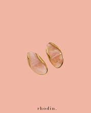 RC Opalite Peach earrings