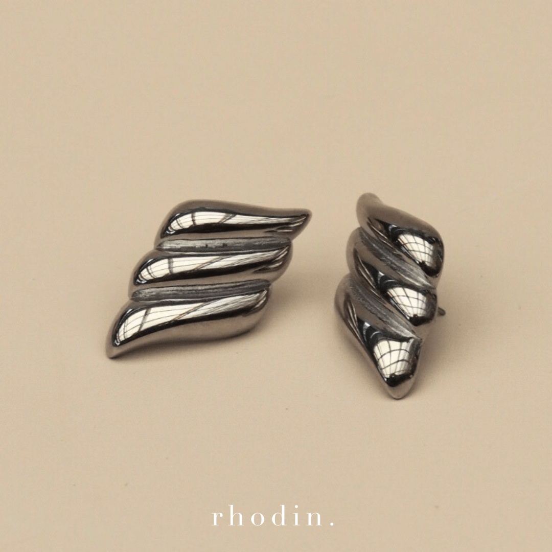 RC Silver Wing Earrings