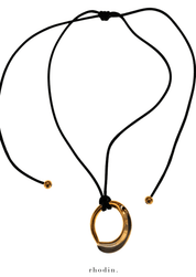 RC Gold Stanley Swirl Cord Necklace