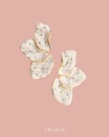 RC Polka Dot Flower earrings…Restocked
