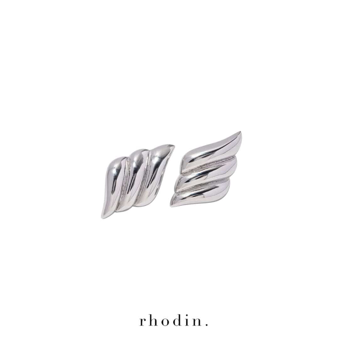 RC Silver Wing Earrings