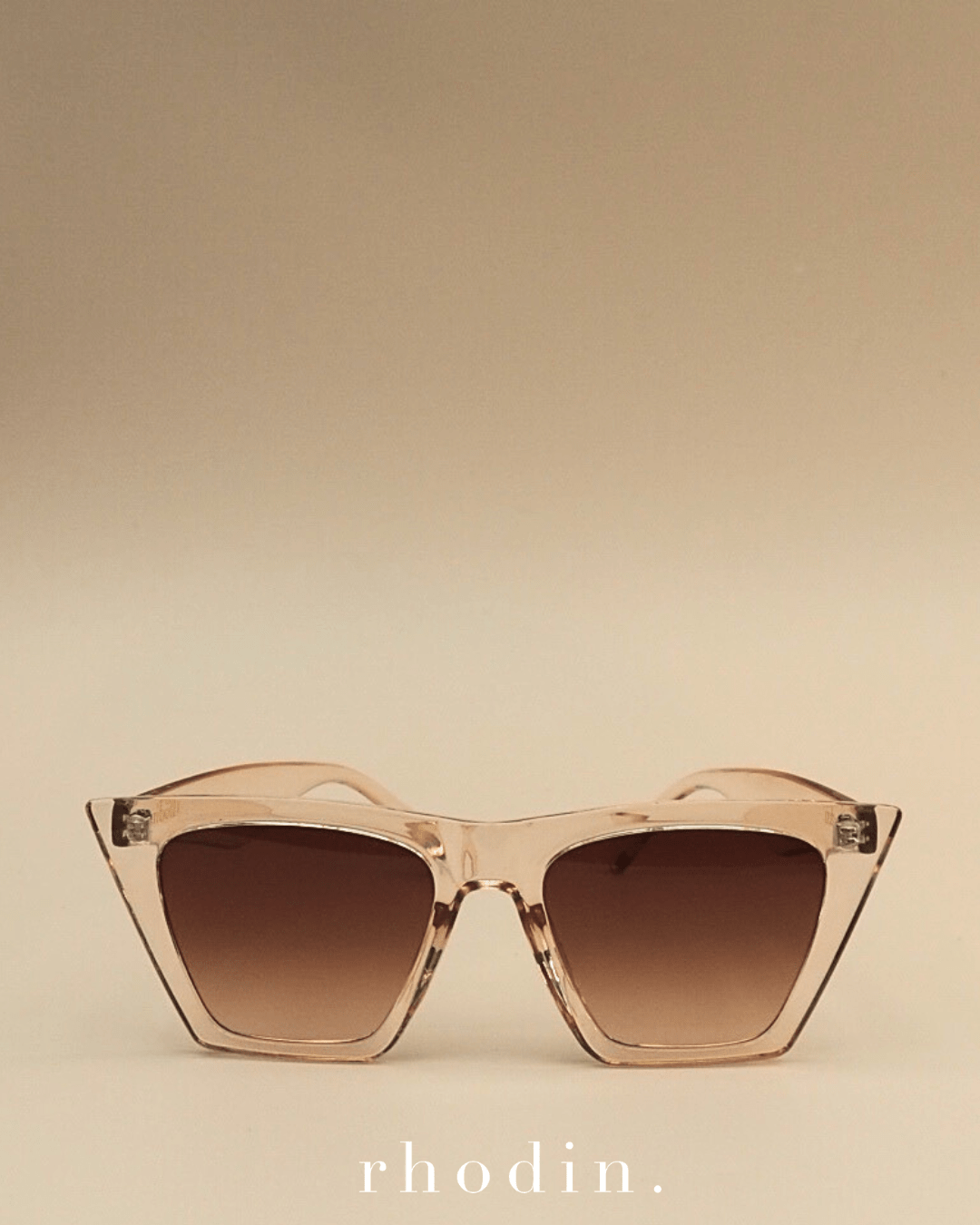 RC Crystal Peach Wing Sunglasses