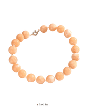rhodin. Necklace RC Peach Marble Holiday Necklace