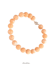 rhodin. Necklace RC Peach Marble Holiday Necklace