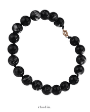 rhodin. Necklace RC Black Marble Holiday Necklace