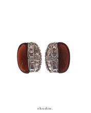 RC Scarab Silver earrings