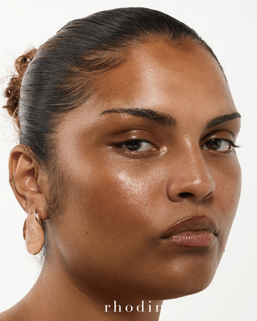 RC Opalite Peach earrings