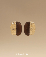 RC Scarab Gold earrings