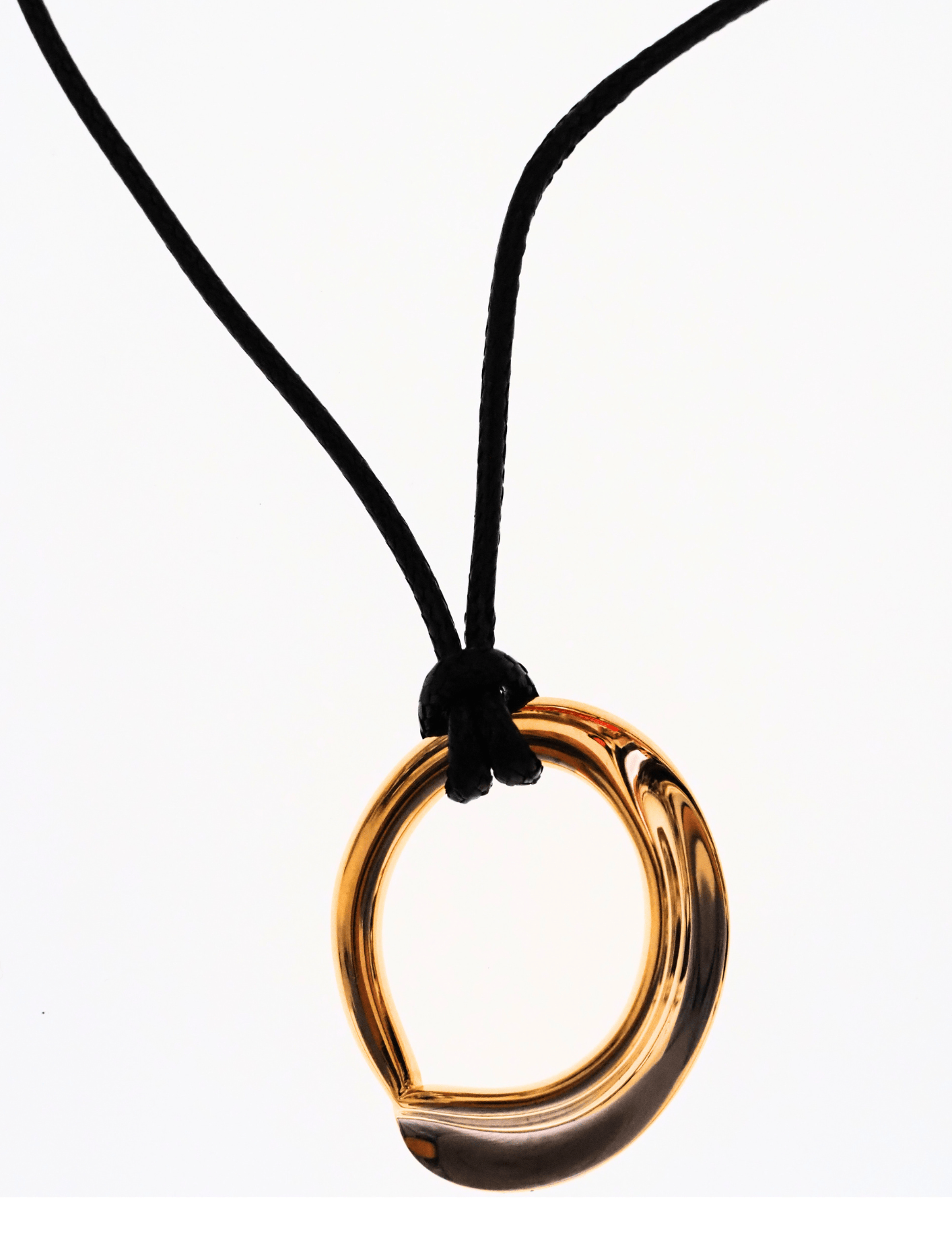 RC Gold Stanley Swirl Cord Necklace