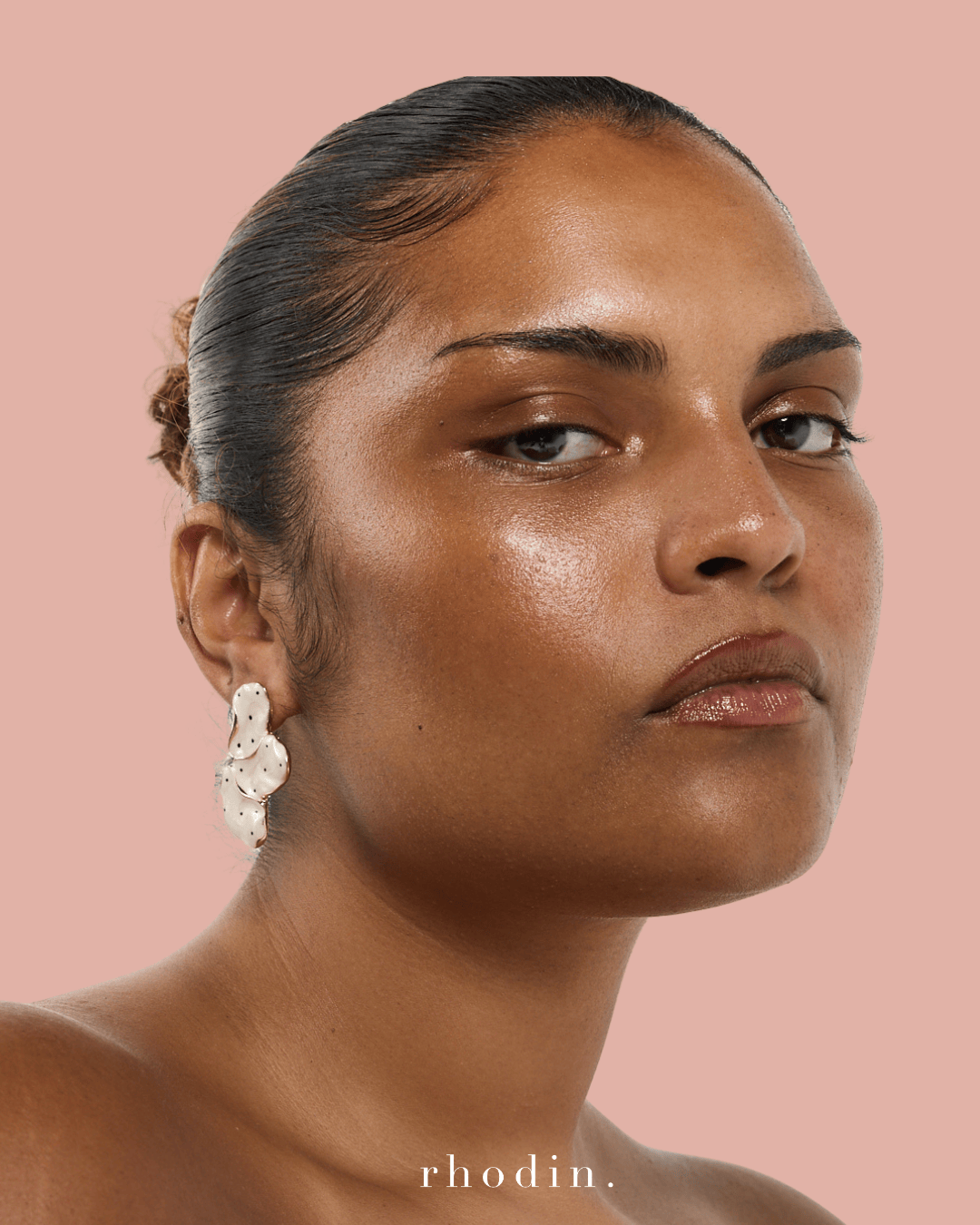 RC Polka Dot Flower earrings…Restocked