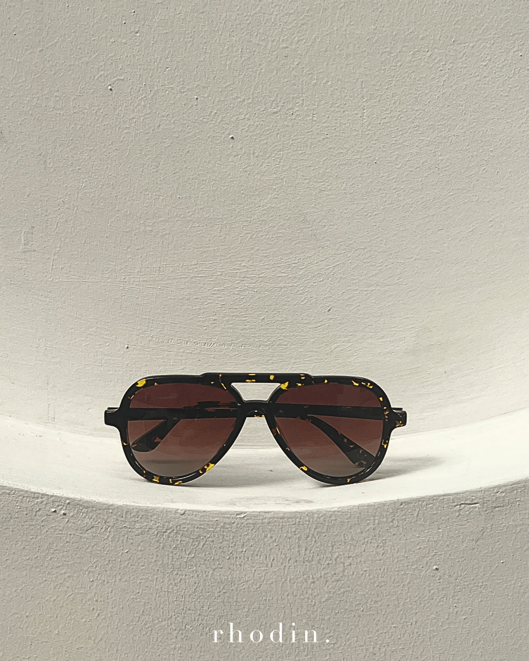 RC Dark Tort Aviator Sunglasses - LUXE Series