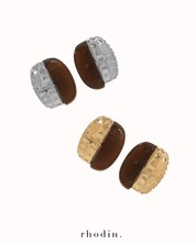 RC Scarab Silver earrings