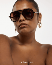 RC Dark Tort Aviator Sunglasses - LUXE Series