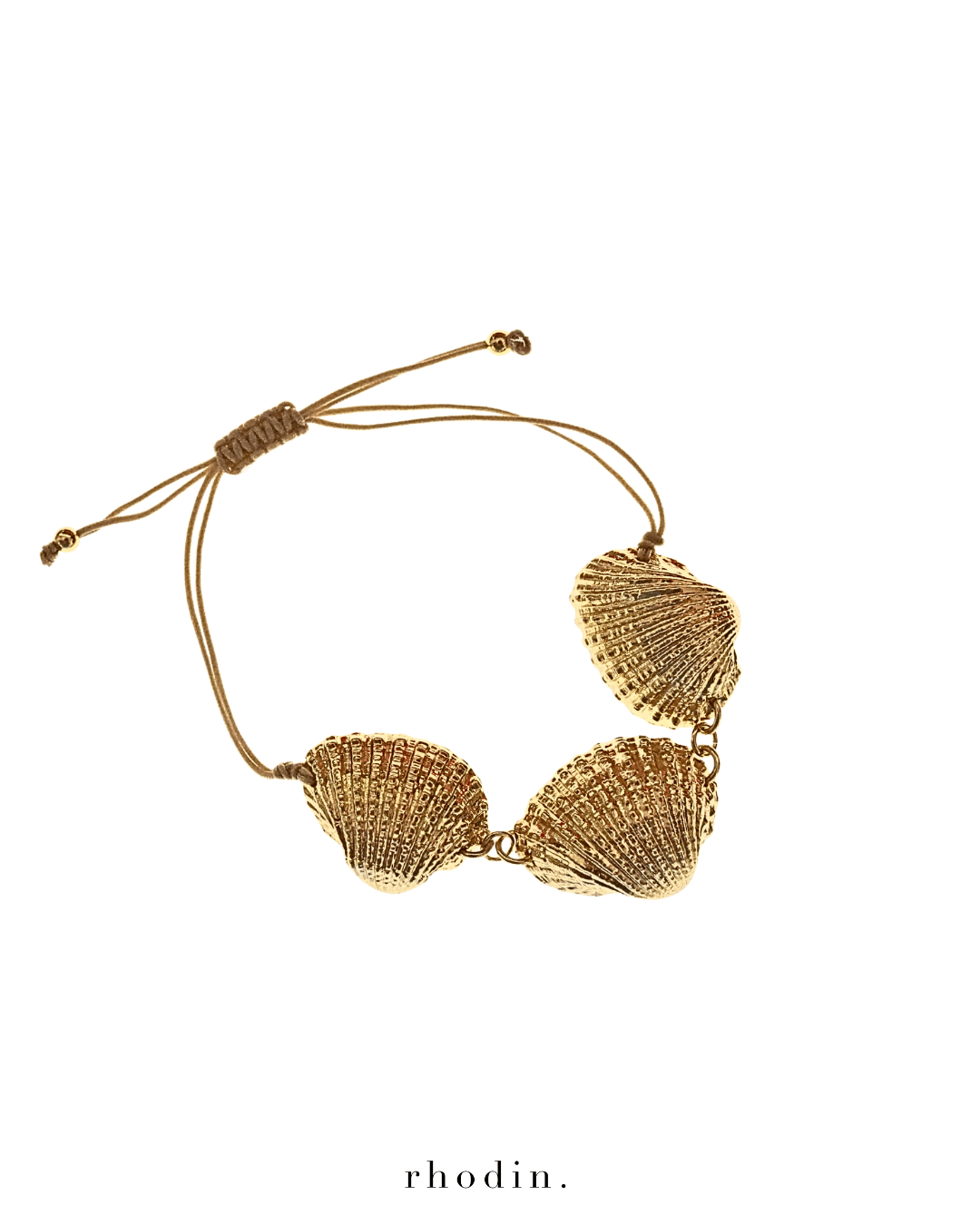 RC Gold Shell Large Charm Bracelet