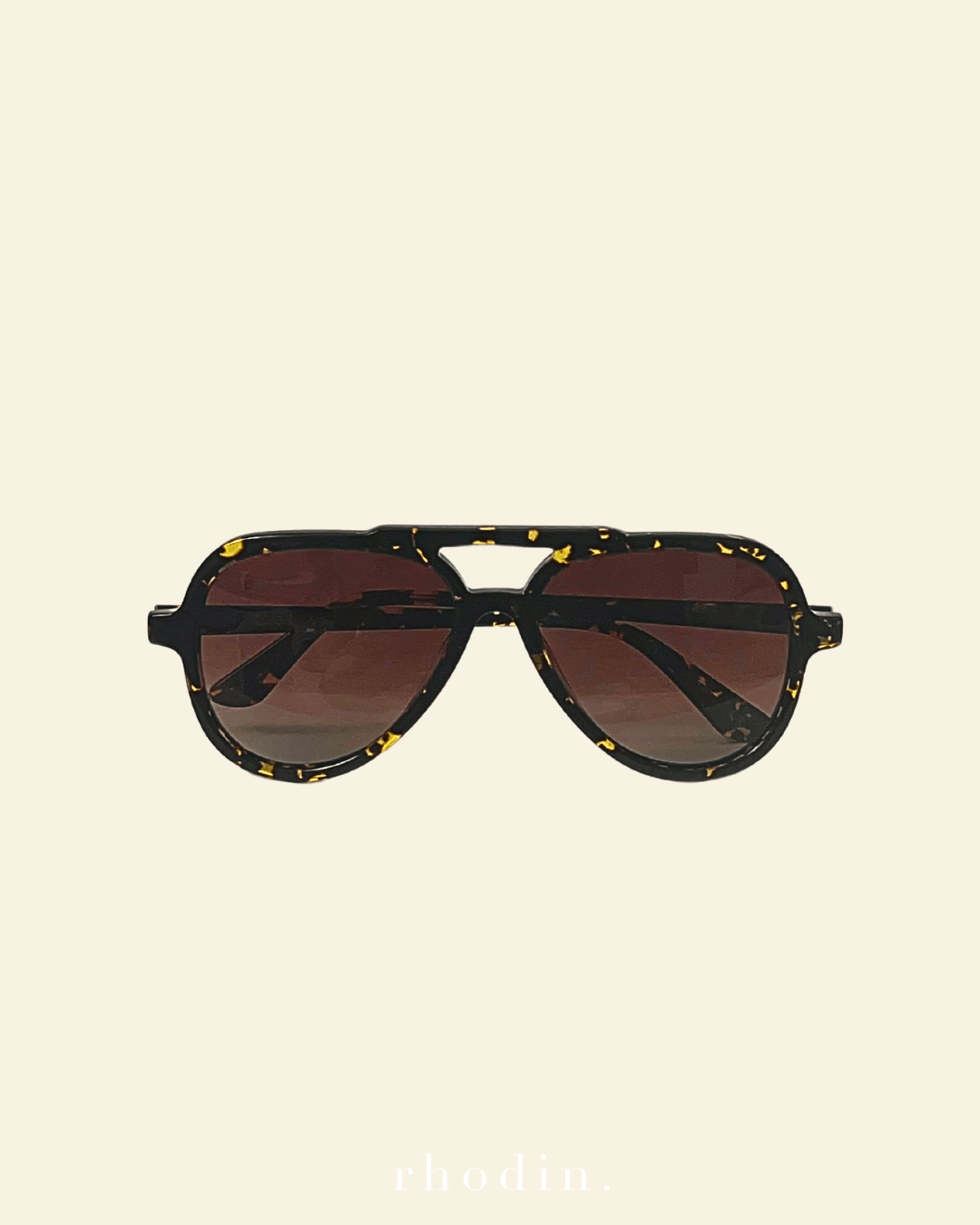RC Dark Tort Aviator Sunglasses - LUXE Series
