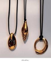 rhodin. RC Gold Circle Pendant Necklace Adjustable