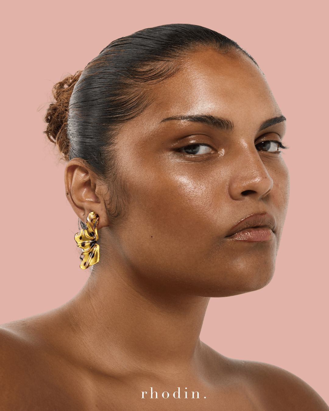 RC Polka Dot Leopard earrings