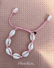 RC Natural Cowrie Shell Bracelet - Three Colours to choose from