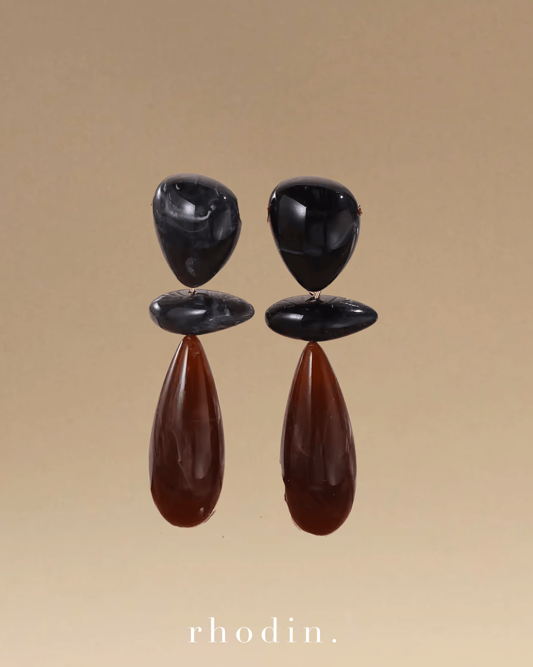 RC Island Chocolate Earrings