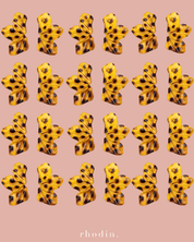 RC Polka Dot Leopard earrings