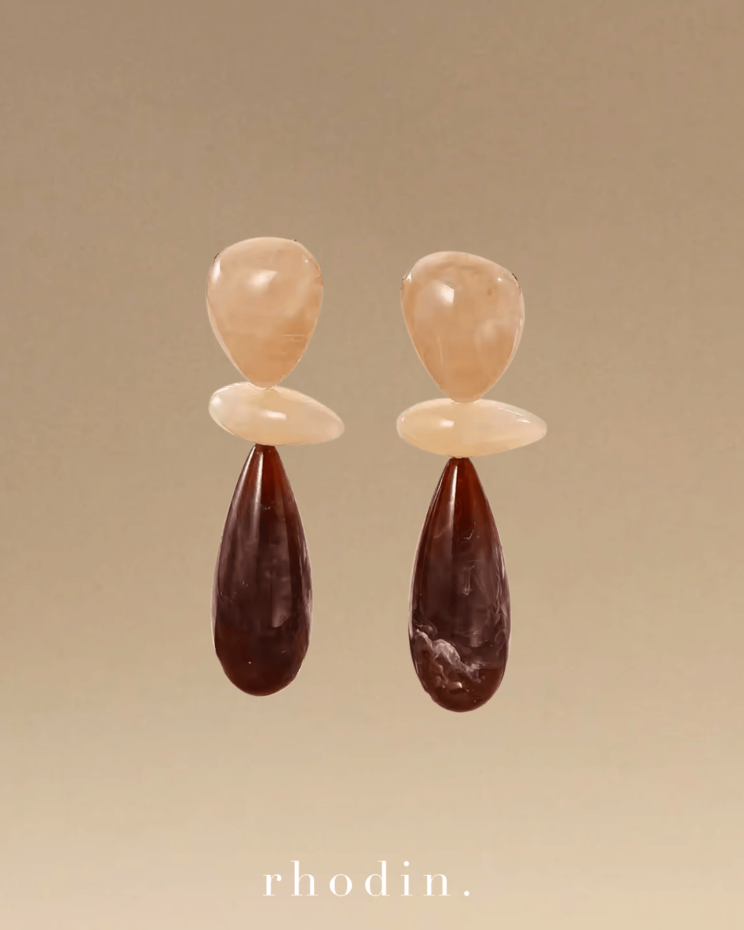 RC Island Cream Earrings