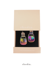 RC Crystal Geo Rainbow Earrings