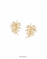 RC Gold Lu Leaf Earrings - New Design