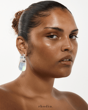 RC Crystal Geo Rainbow Earrings