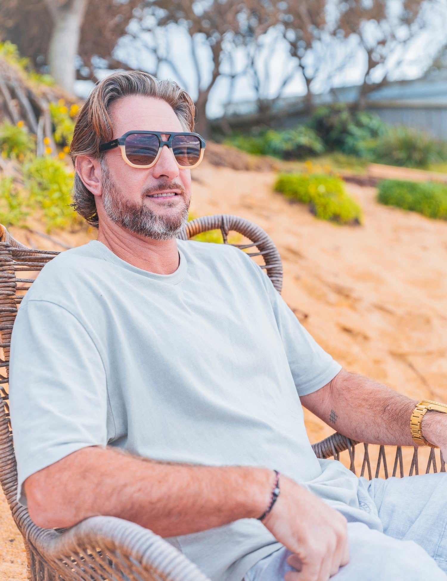 RC Charlie Two Tone Sunglasses - LUXE RANGE - Limited Edition  - Mens