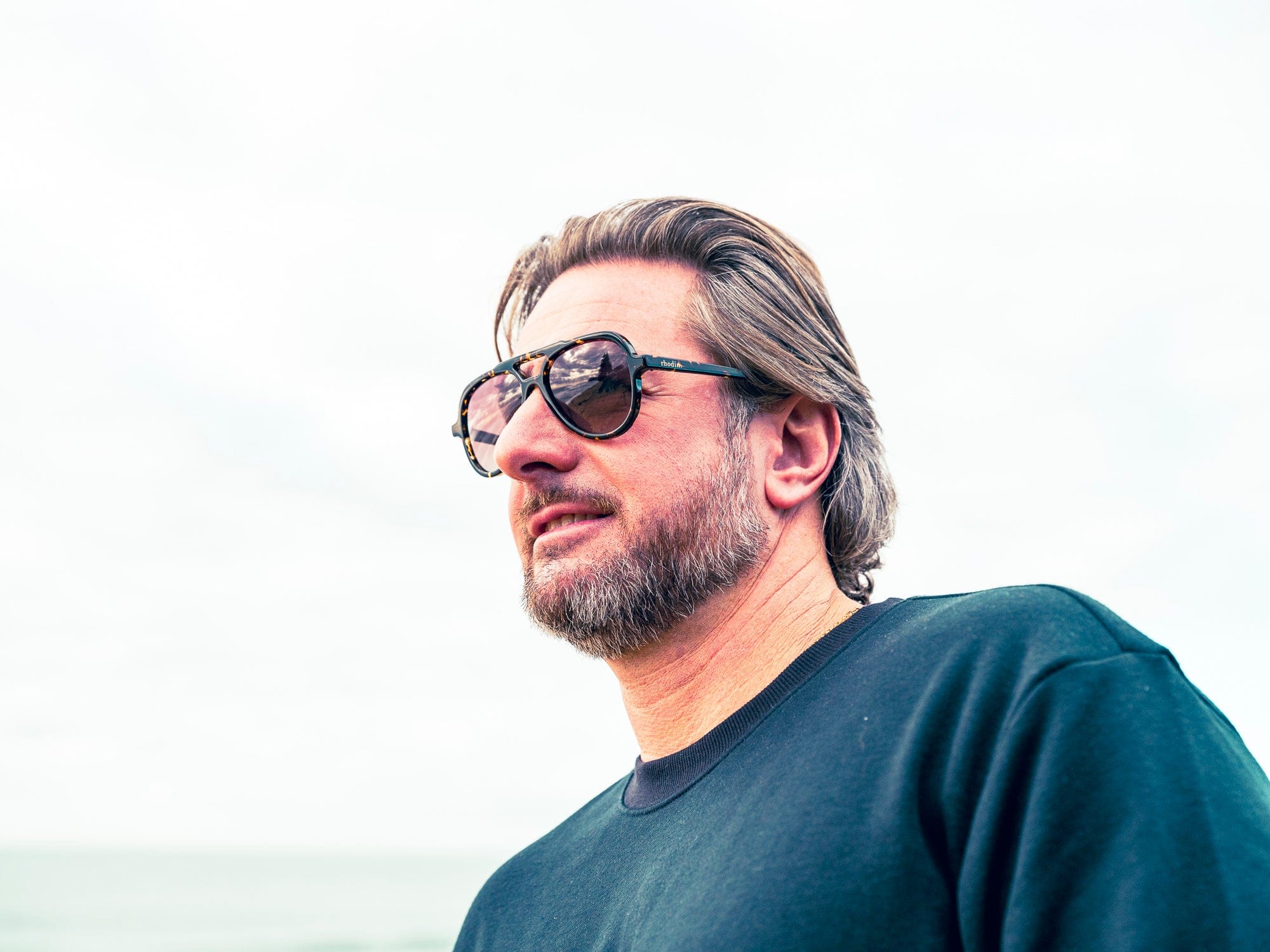 RC Dark Tort Aviator Sunglasses - LUXE Series  - Mens