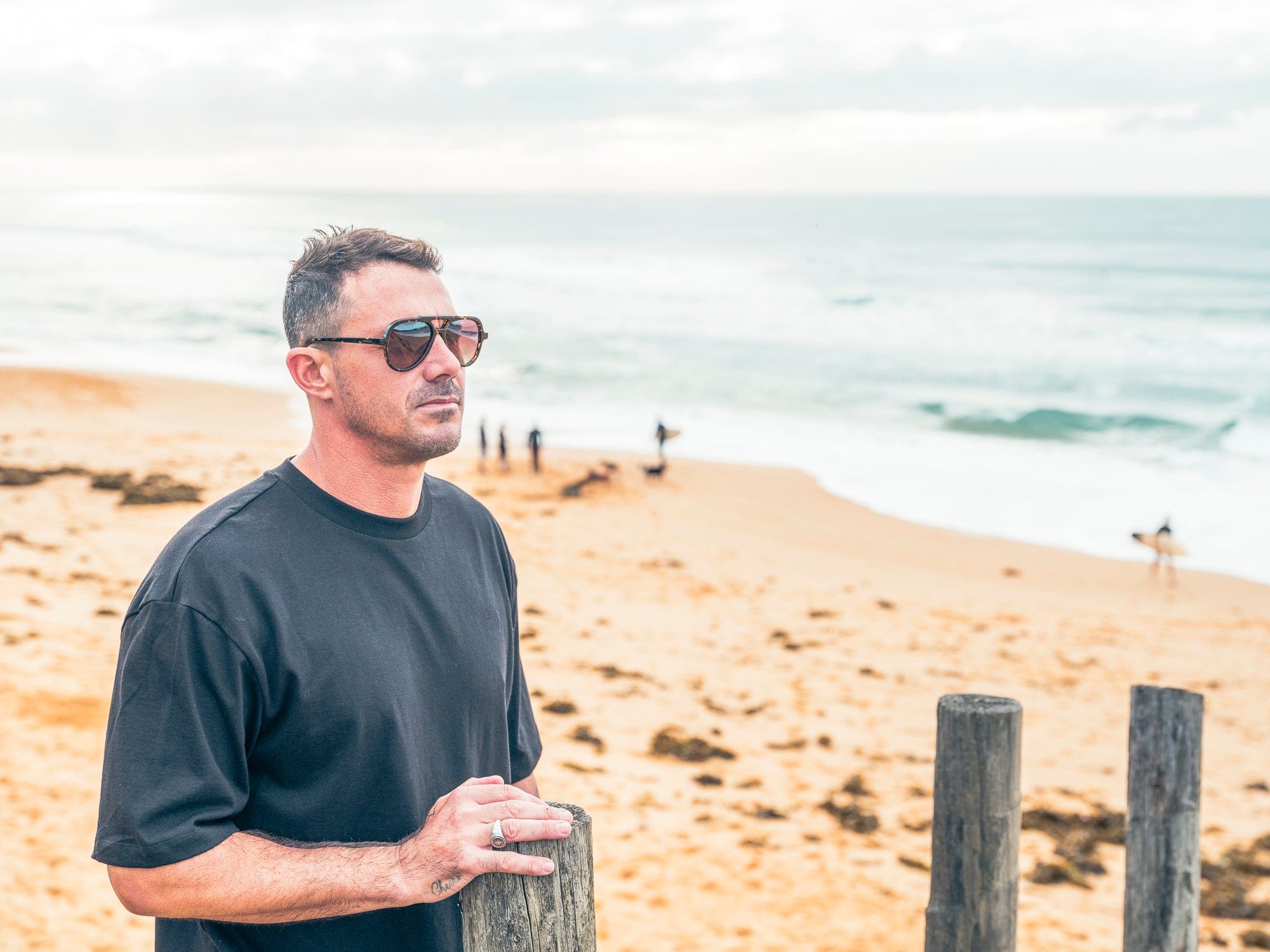 RC Dark Tort Aviator Sunglasses - LUXE Series  - Mens