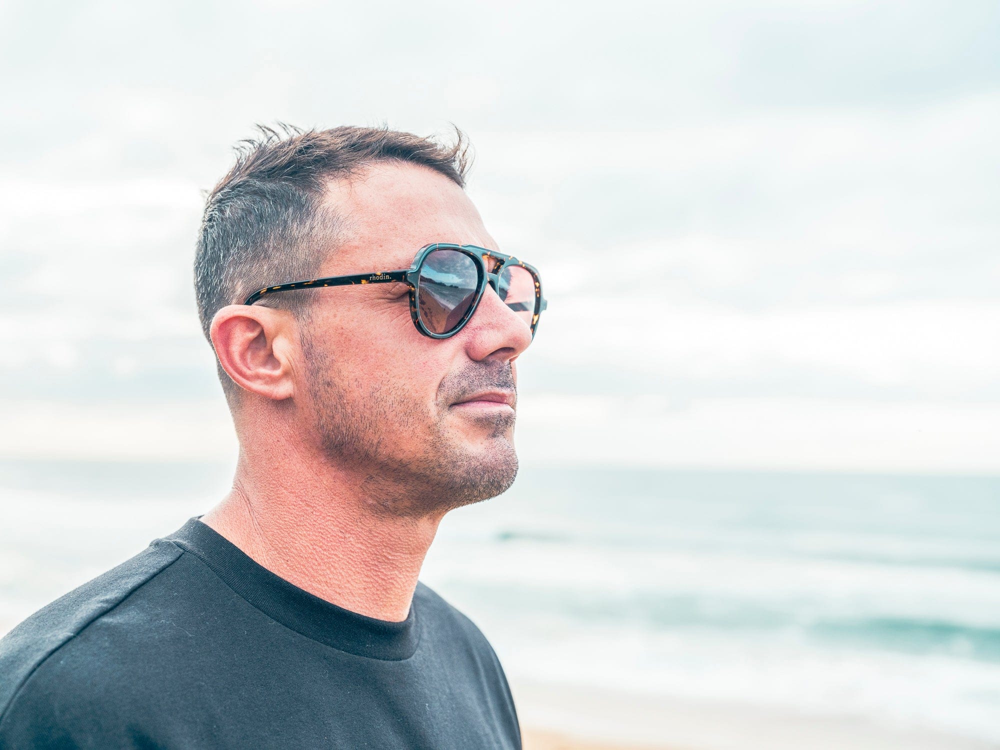 RC Dark Tort Aviator Sunglasses - LUXE Series  - Mens