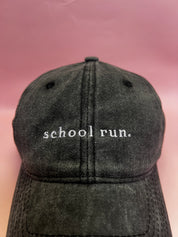 RC Baseball Cap - Dark Grey Washed  - School  Run Logo