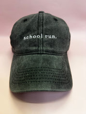 RC Baseball Cap - Dark Grey Washed  - School  Run Logo